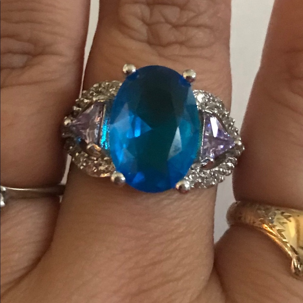 Blue Stone Ring - image 6
